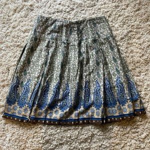 Vintage IZOD Paisley Skirt NWT